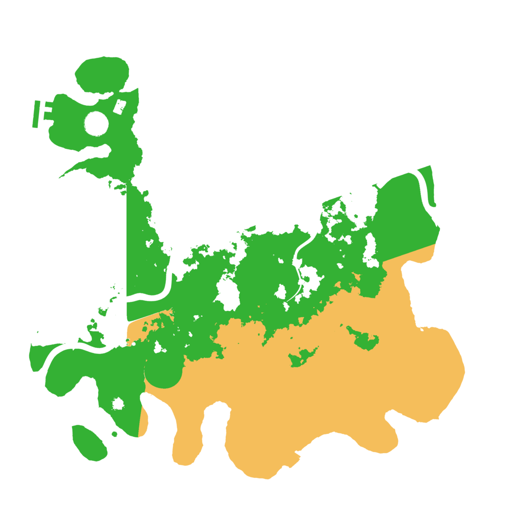Biome Rust Map: Procedural Map, Size: 3750, Seed: 999999999
