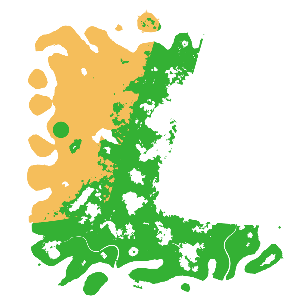 Biome Rust Map: Procedural Map, Size: 5000, Seed: 53973
