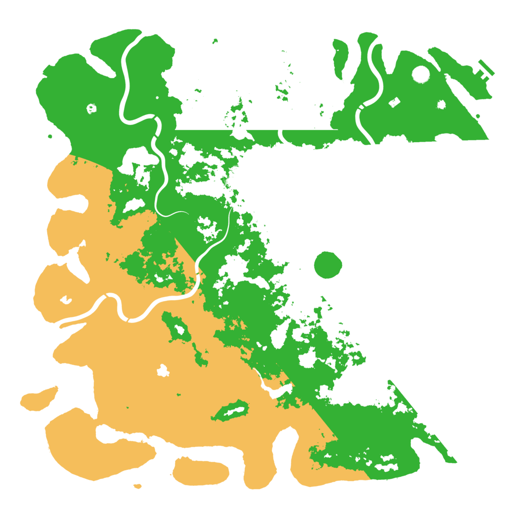 Biome Rust Map: Procedural Map, Size: 5250, Seed: 1337