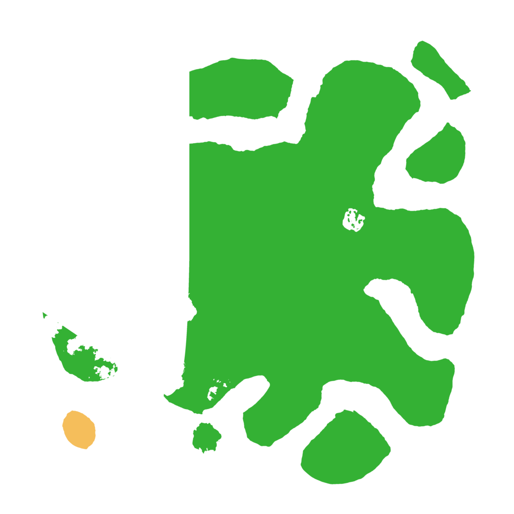 Biome Rust Map: Barren, Size: 3500, Seed: 1423960750