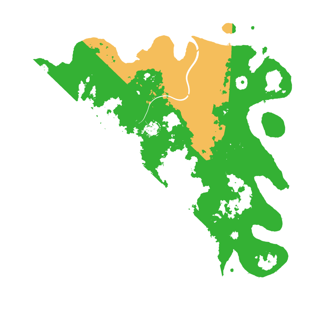 Biome Rust Map: Procedural Map, Size: 3700, Seed: 504626890