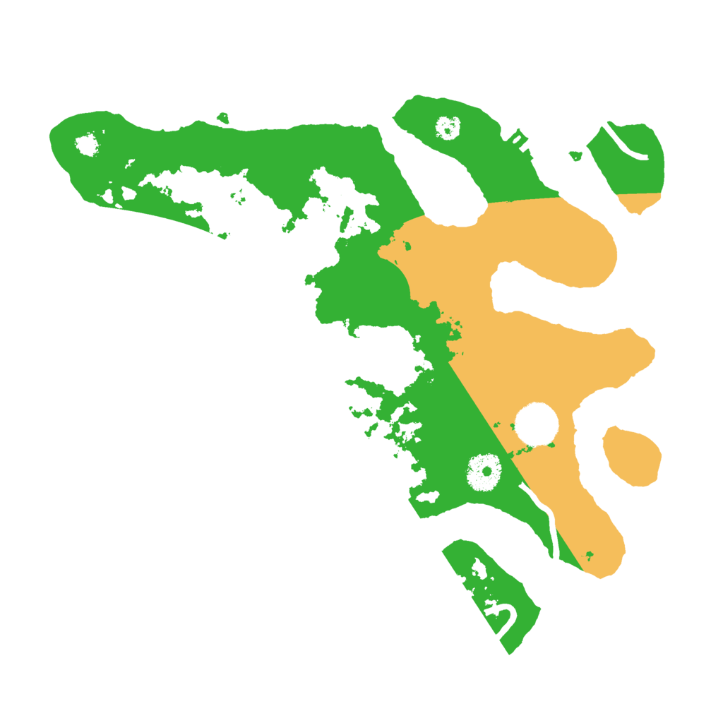 Biome Rust Map: Procedural Map, Size: 3000, Seed: 2134749252