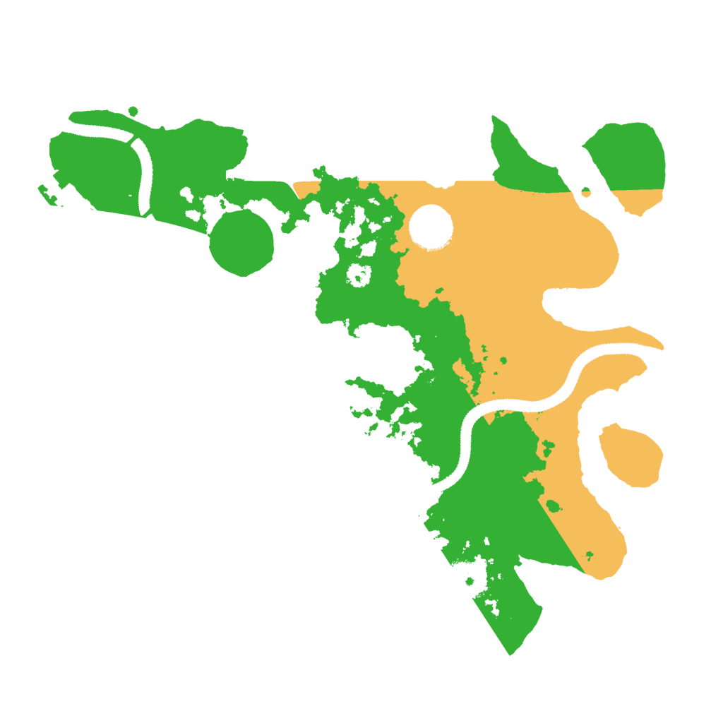 Biome Rust Map: Procedural Map, Size: 3000, Seed: 2134749252