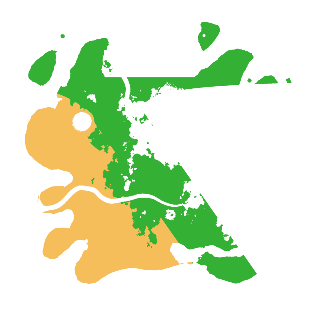 Biome Rust Map: Procedural Map, Size: 3000, Seed: 1516967751