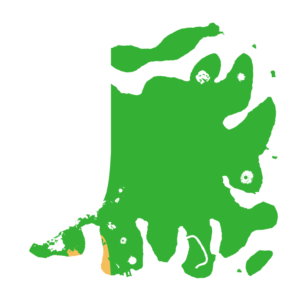 Biome Rust Map: Procedural Map, Size: 3500, Seed: 412453042