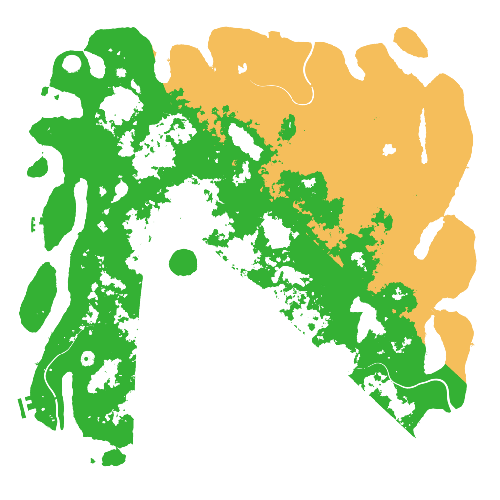 Biome Rust Map: Procedural Map, Size: 5000, Seed: 2081308639