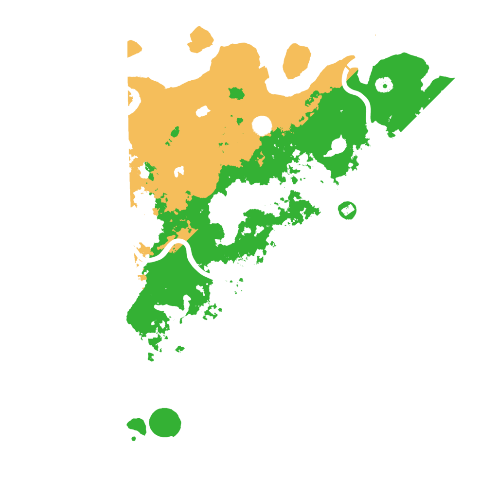 Biome Rust Map: Procedural Map, Size: 4500, Seed: 2096171205