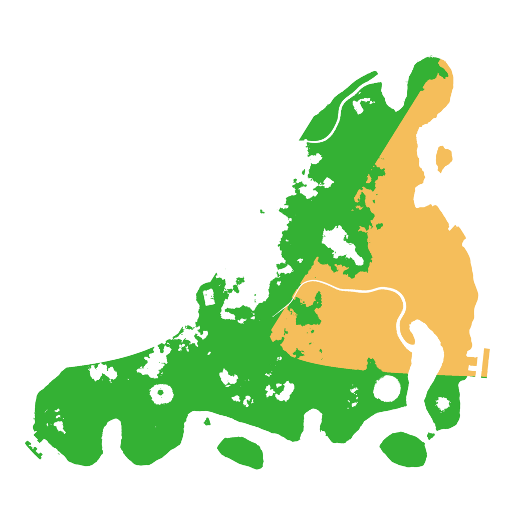 Biome Rust Map: Procedural Map, Size: 3500, Seed: 113231254