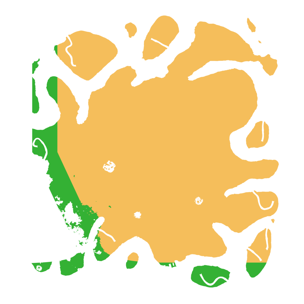 Biome Rust Map: Procedural Map, Size: 3950, Seed: 2029982418