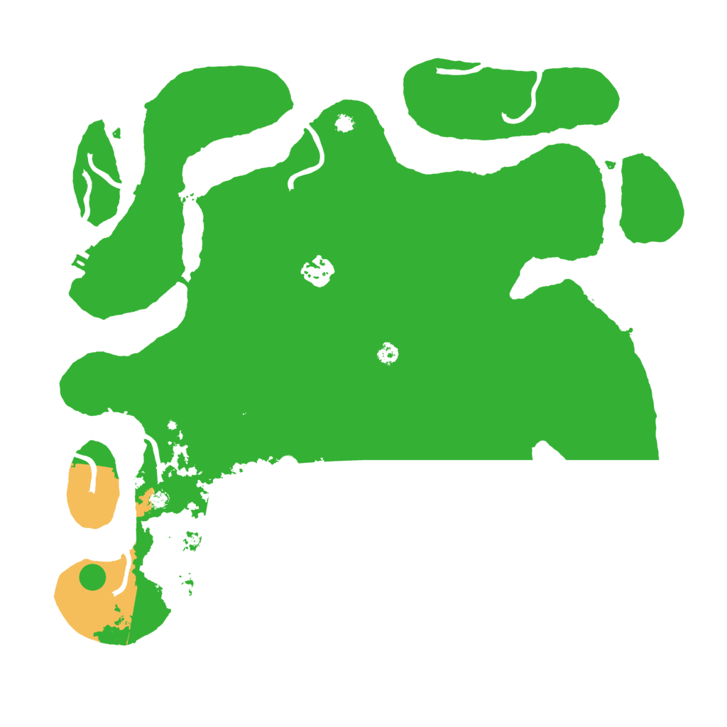 Biome Rust Map: Procedural Map, Size: 3600, Seed: 1460011