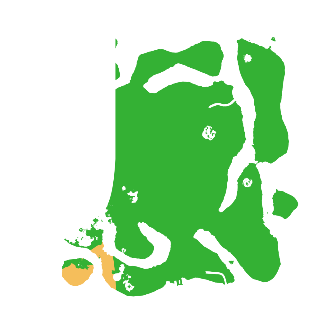 Biome Rust Map: Procedural Map, Size: 3500, Seed: 5385632