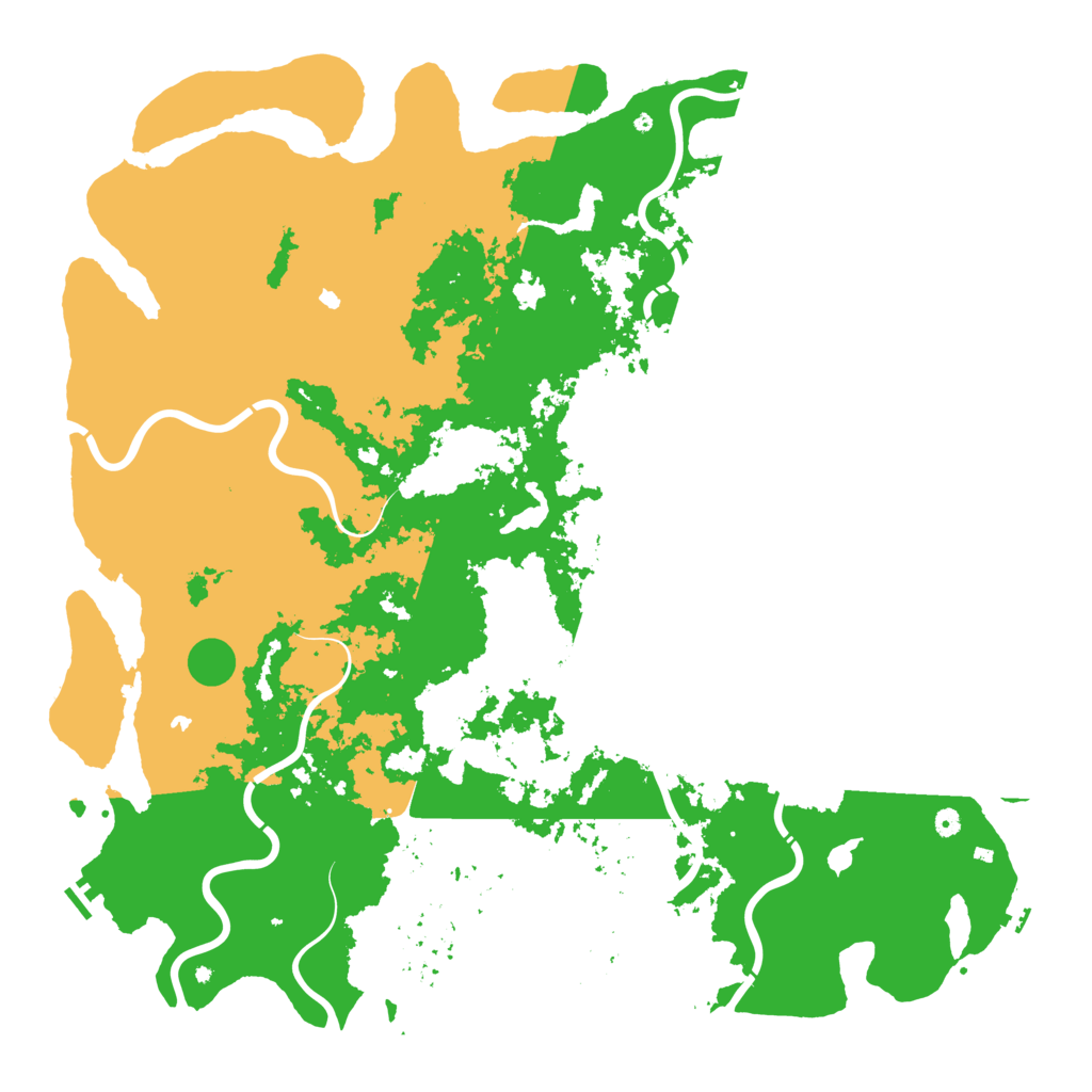 Biome Rust Map: Procedural Map, Size: 6000, Seed: 1053342852