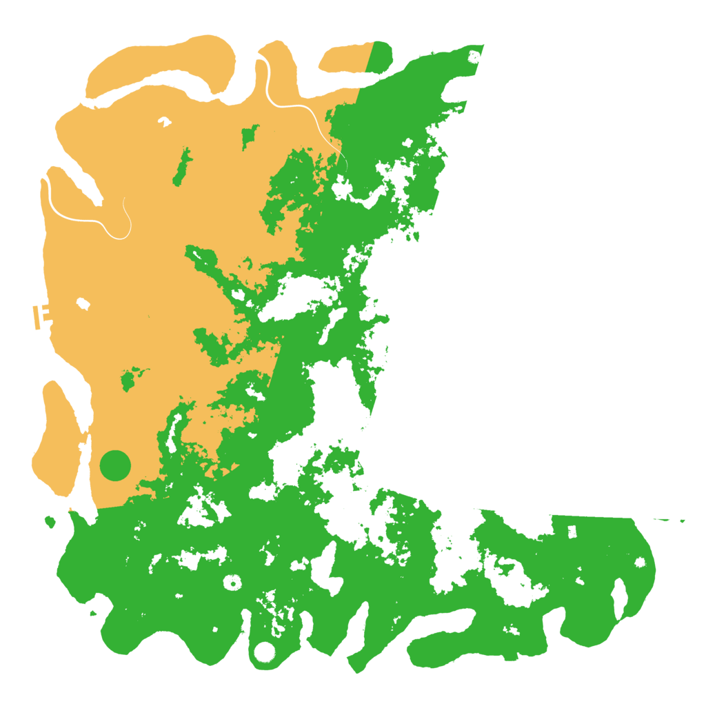 Biome Rust Map: Procedural Map, Size: 6000, Seed: 1053342852
