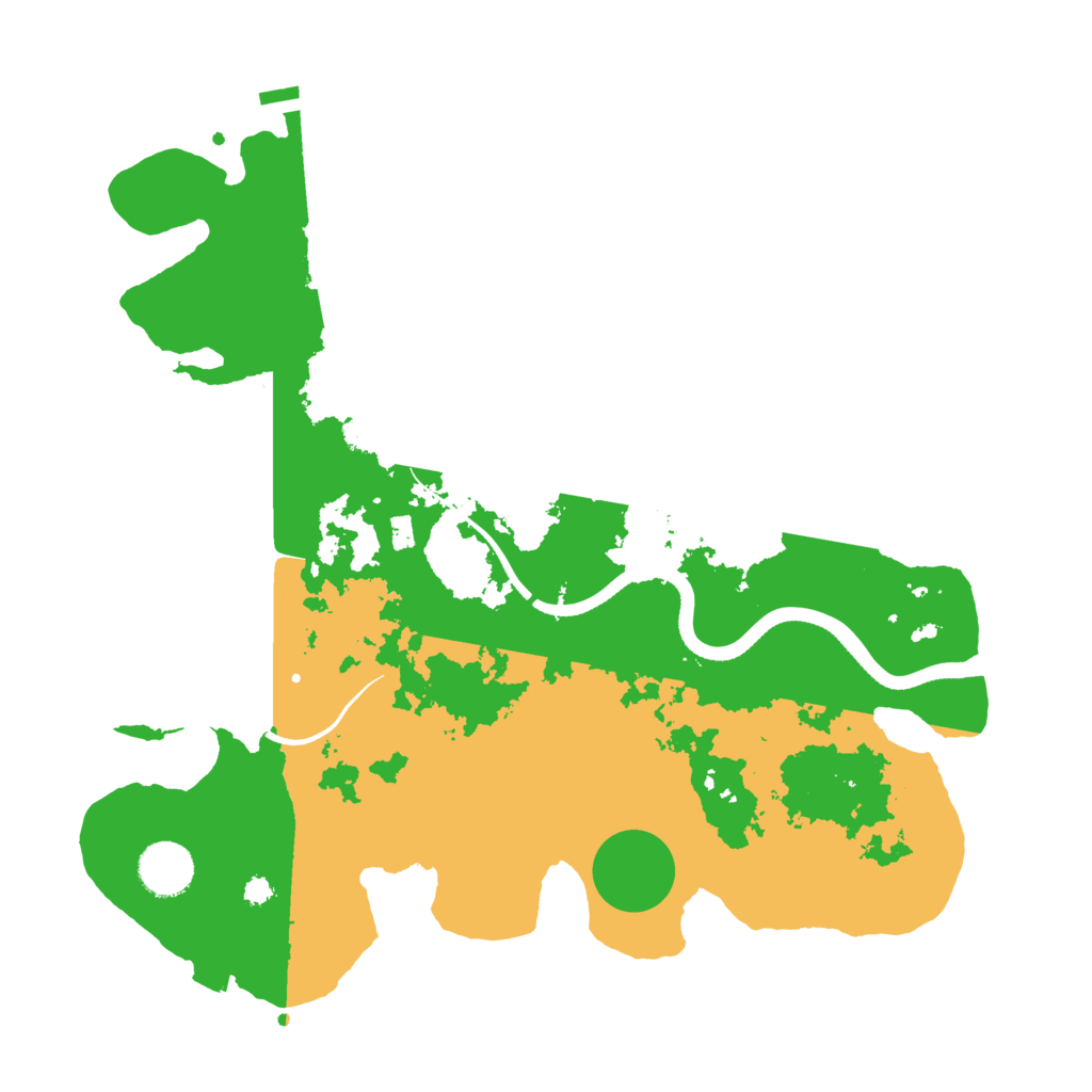 Biome Rust Map: Procedural Map, Size: 3500, Seed: 268931138