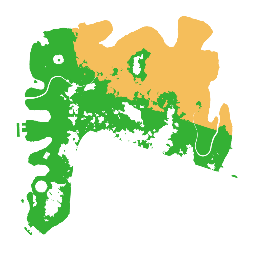Biome Rust Map: Procedural Map, Size: 3850, Seed: 130847100