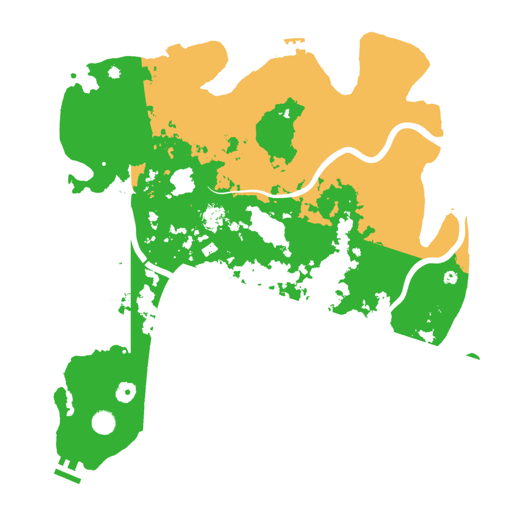 Biome Rust Map: Procedural Map, Size: 3850, Seed: 130847100