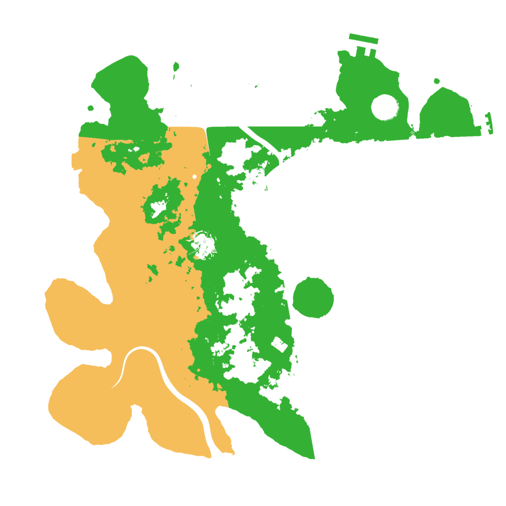 Biome Rust Map: Procedural Map, Size: 3500, Seed: 625354
