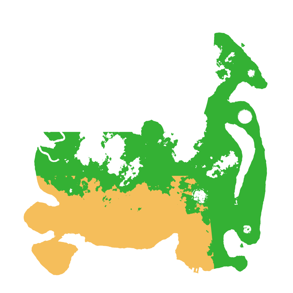 Biome Rust Map: Procedural Map, Size: 3700, Seed: 176303903
