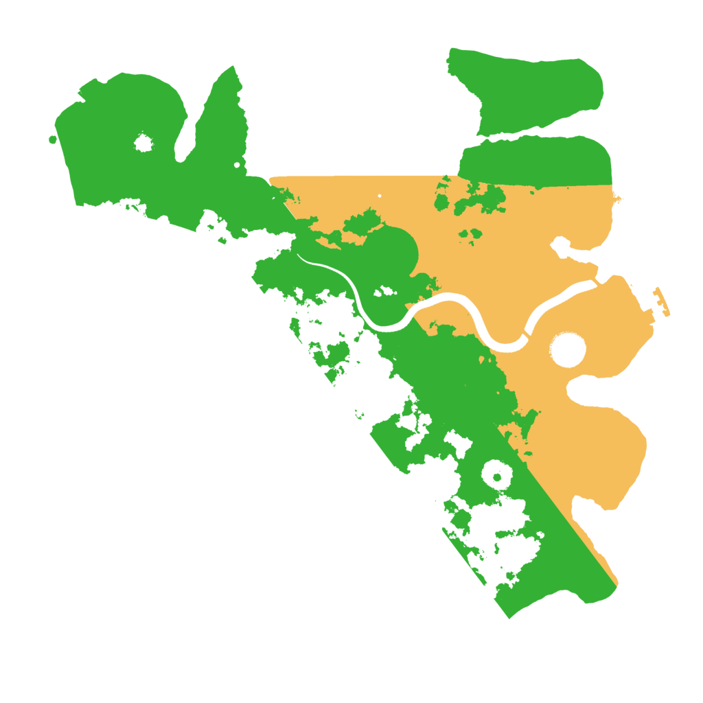 Biome Rust Map: Procedural Map, Size: 3500, Seed: 20210922