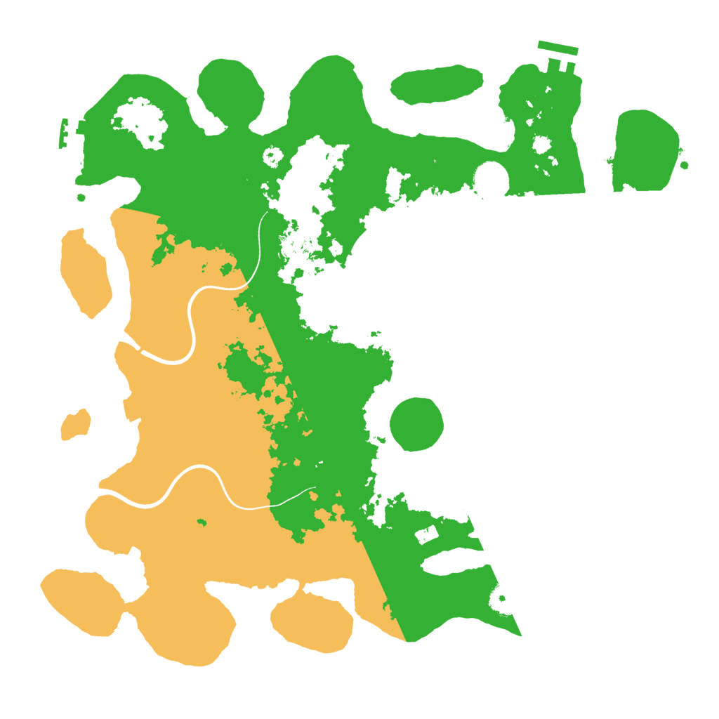 Biome Rust Map: Procedural Map, Size: 3600, Seed: 1465