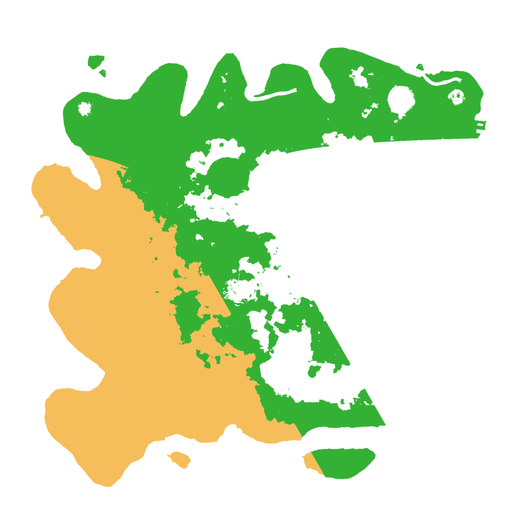 Biome Rust Map: Procedural Map, Size: 3500, Seed: 92743252