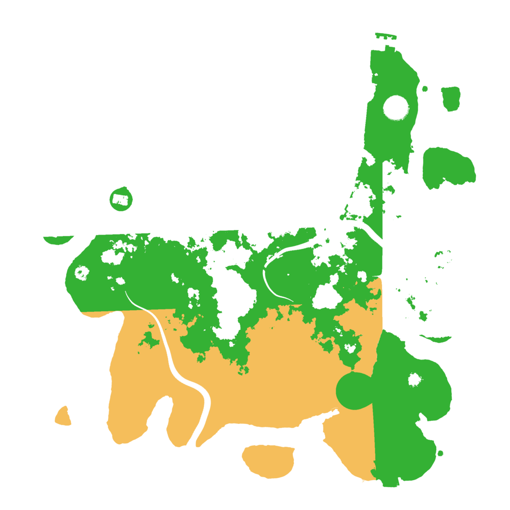 Biome Rust Map: Procedural Map, Size: 3600, Seed: 1171741060