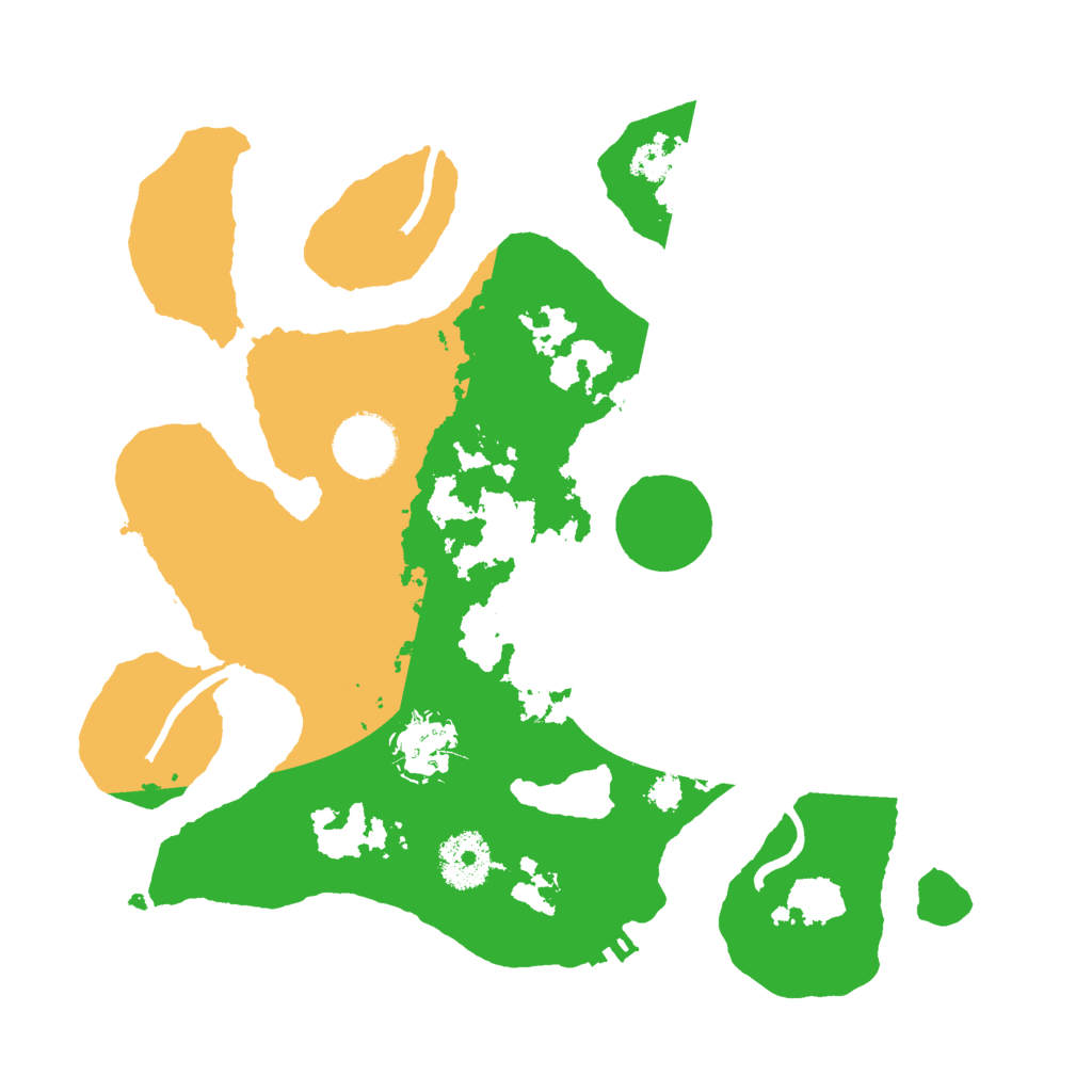 Biome Rust Map: Procedural Map, Size: 3000, Seed: 192999