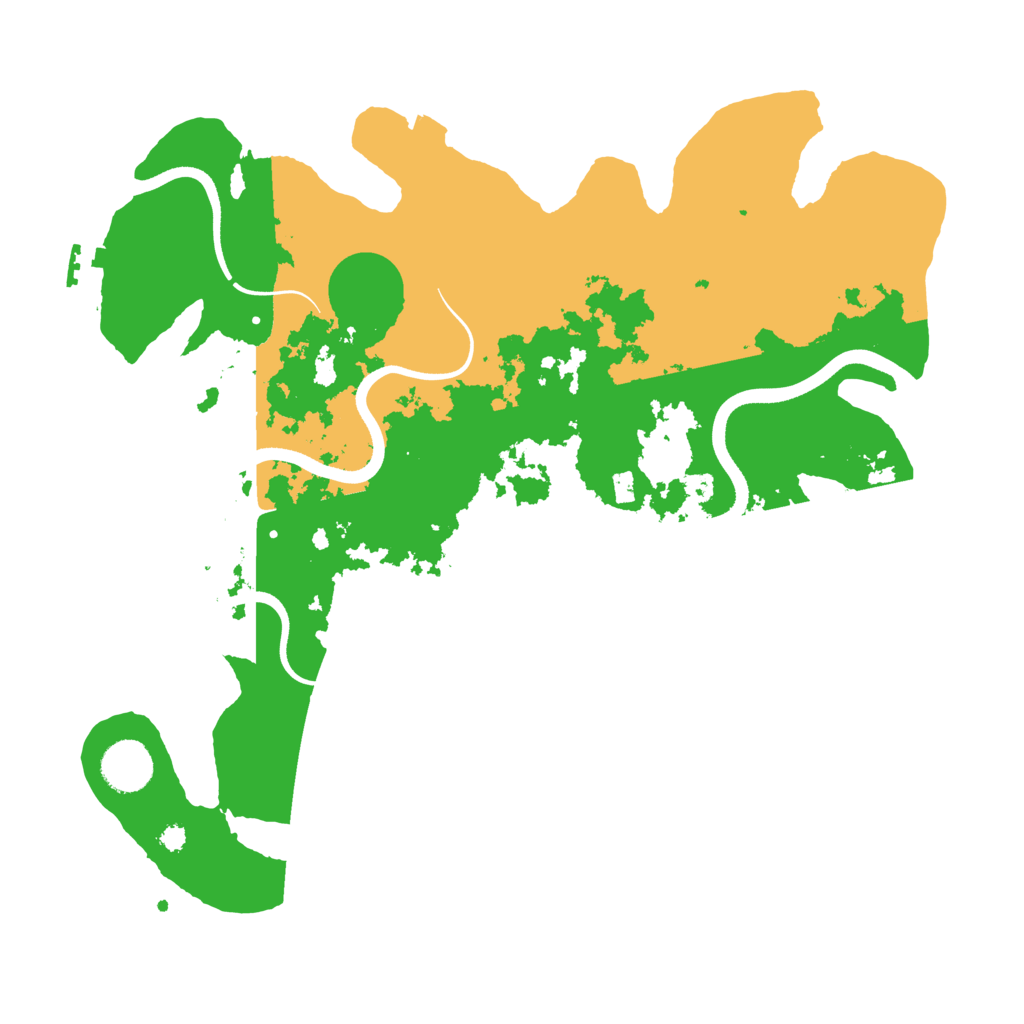 Biome Rust Map: Procedural Map, Size: 3600, Seed: 1073974327