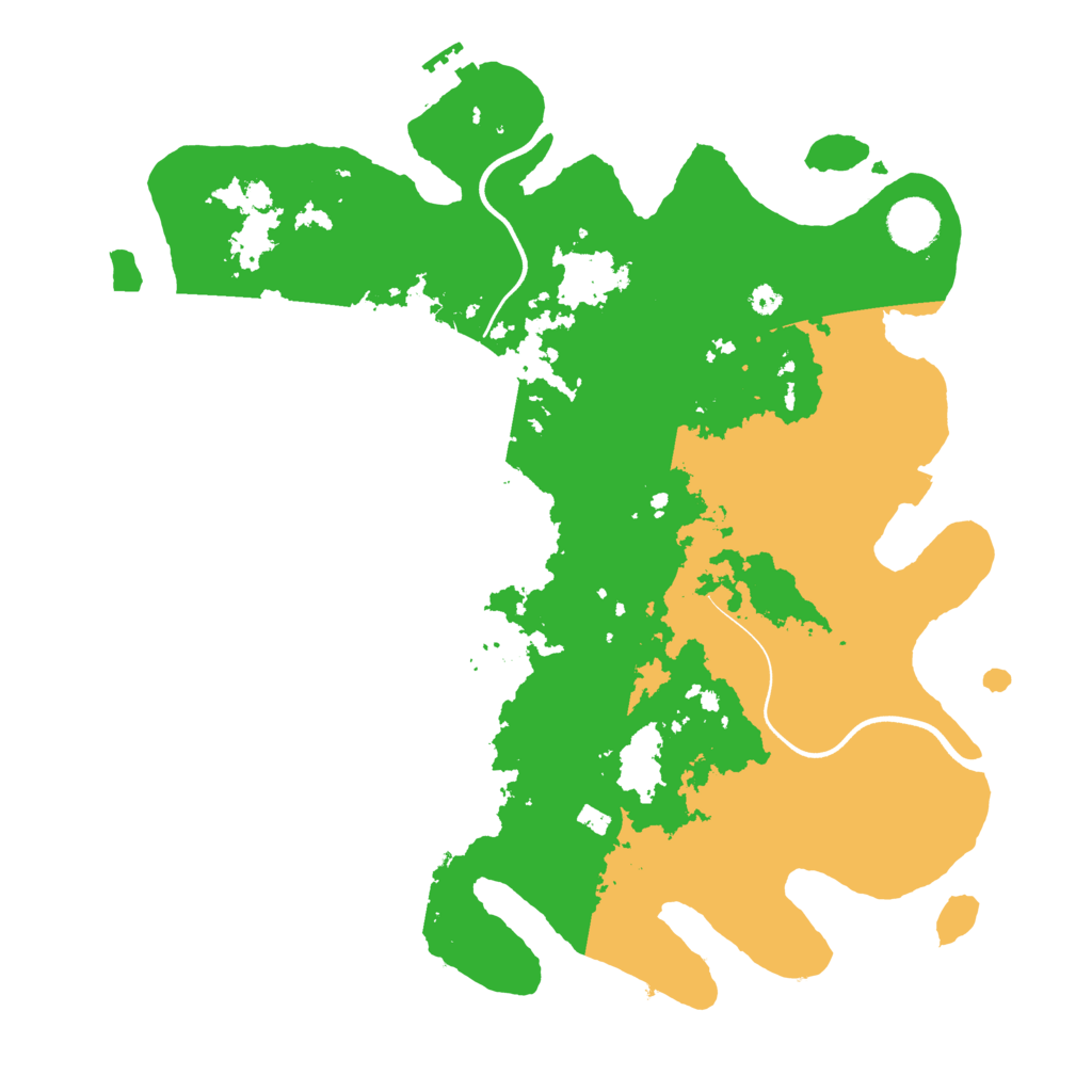 Biome Rust Map: Procedural Map, Size: 3700, Seed: 1962239761