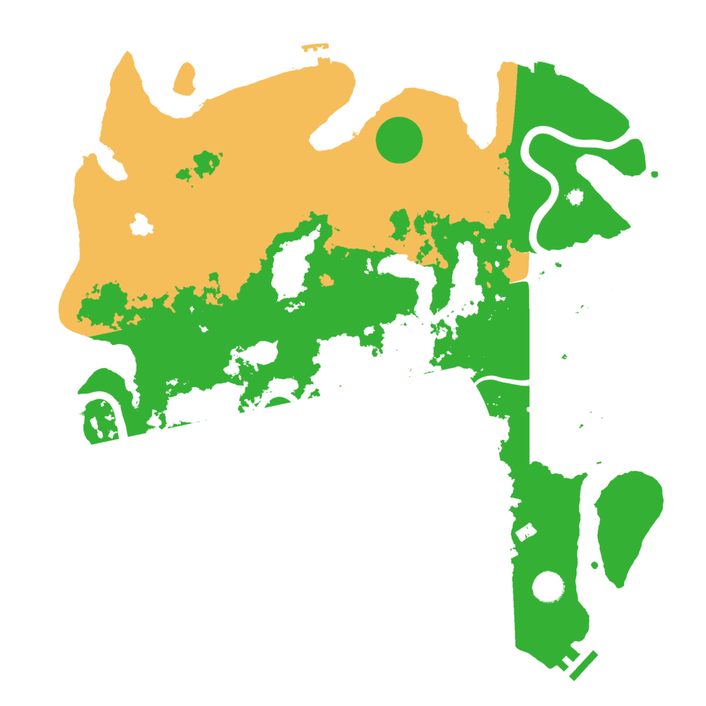 Biome Rust Map: Procedural Map, Size: 4000, Seed: 419591494