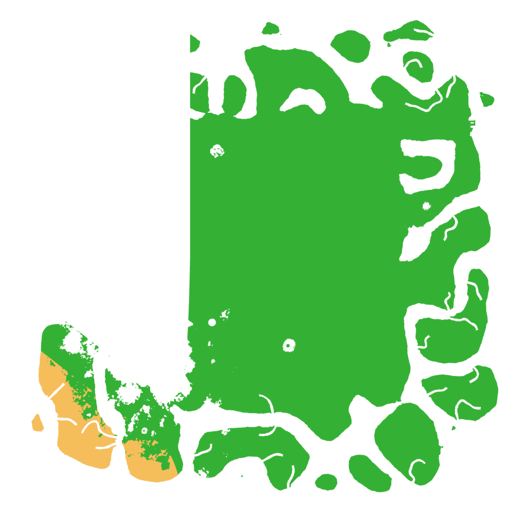 Biome Rust Map: Procedural Map, Size: 6000, Seed: 125458