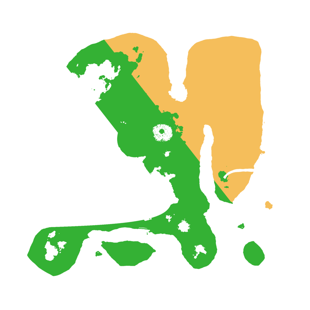 Biome Rust Map: Procedural Map, Size: 2500, Seed: 337581805