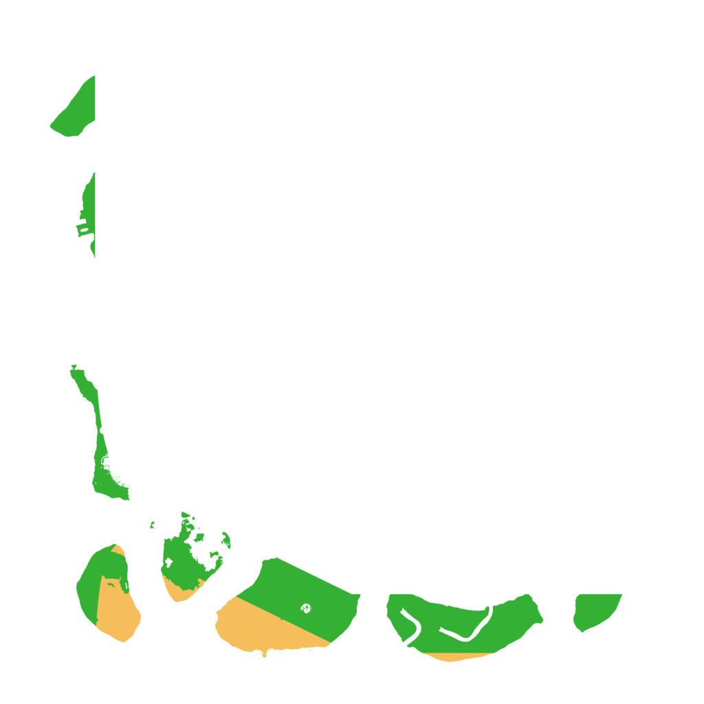 Biome Rust Map: Procedural Map, Size: 3700, Seed: 725354