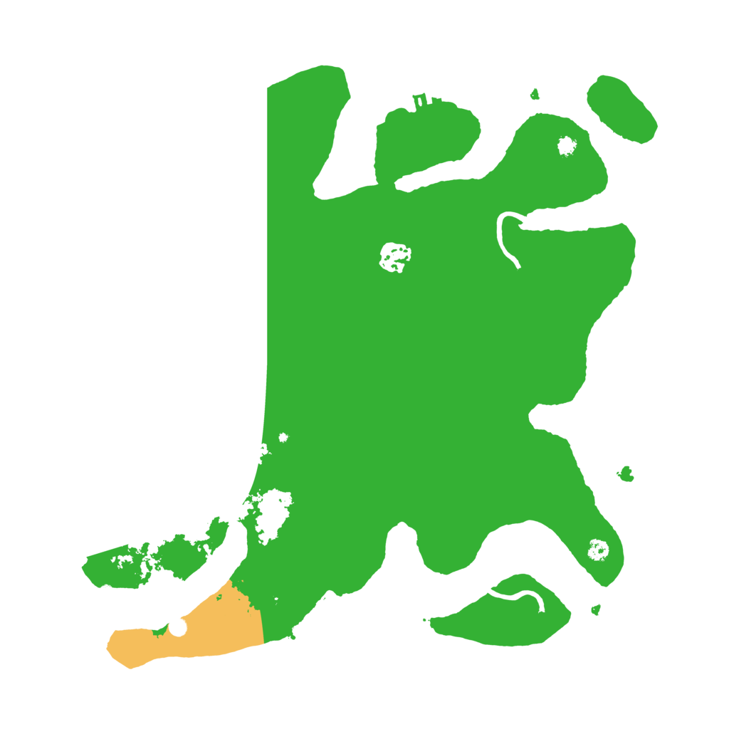 Biome Rust Map: Procedural Map, Size: 3500, Seed: 2114821871