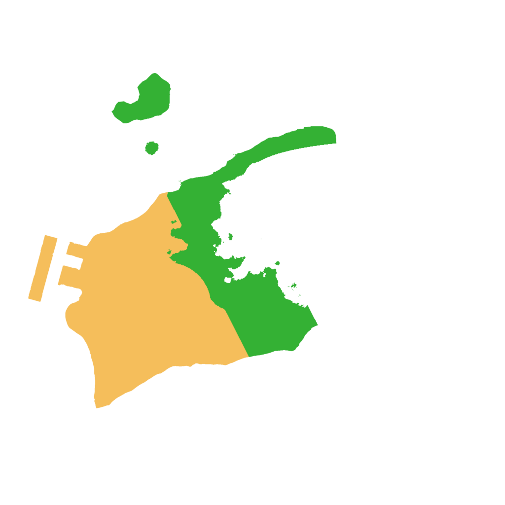 Biome Rust Map: Procedural Map, Size: 1550, Seed: 264955