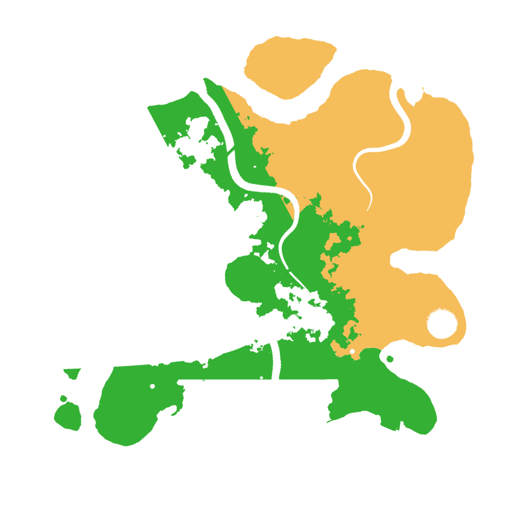 Biome Rust Map: Procedural Map, Size: 3000, Seed: 557684767