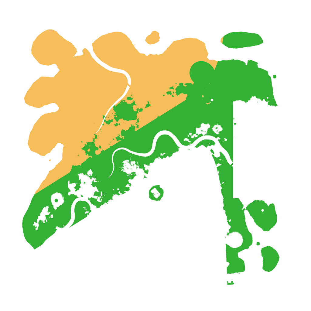 Biome Rust Map: Procedural Map, Size: 3500, Seed: 65807