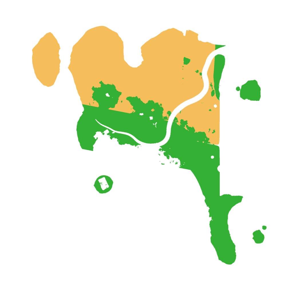 Biome Rust Map: Procedural Map, Size: 2700, Seed: 6738