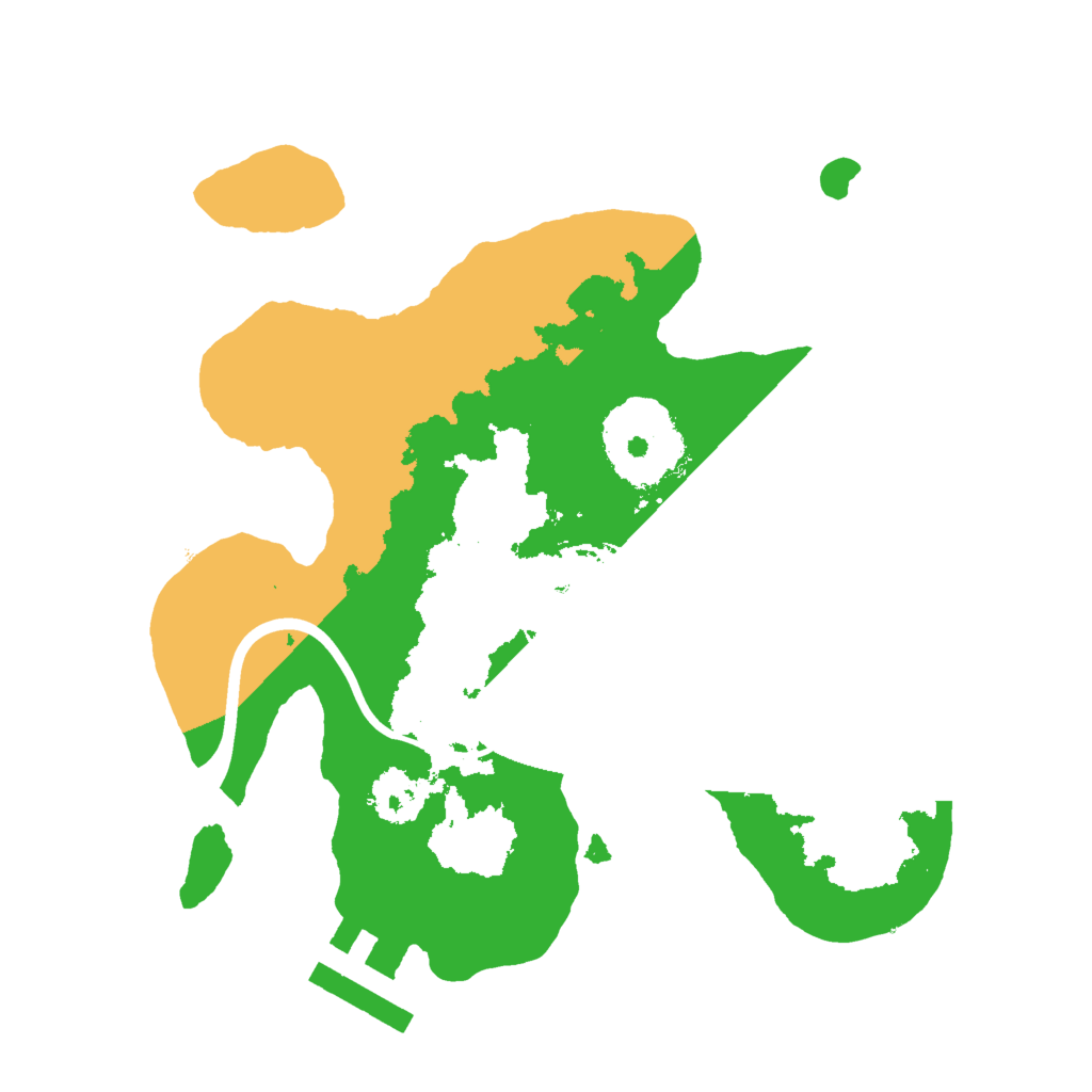 Biome Rust Map: Procedural Map, Size: 2020, Seed: 472847