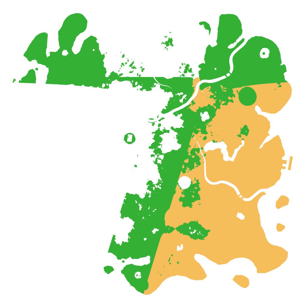 Biome Rust Map: Procedural Map, Size: 4500, Seed: 7091989