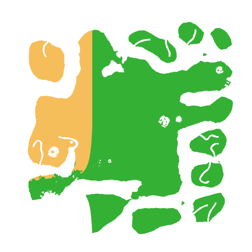 Biome Rust Map: Procedural Map, Size: 3500, Seed: 674679650