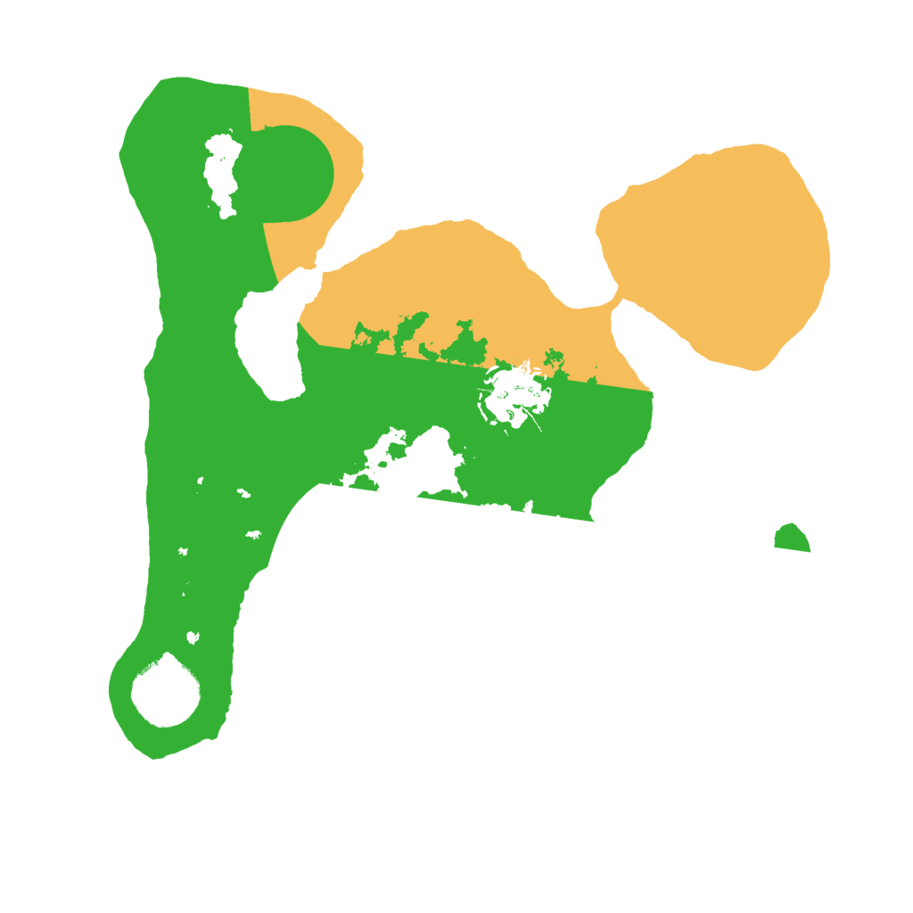 Biome Rust Map: Barren, Size: 2500, Seed: 50