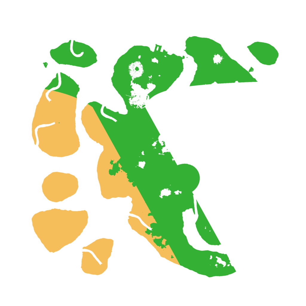 Biome Rust Map: Procedural Map, Size: 3000, Seed: 669112