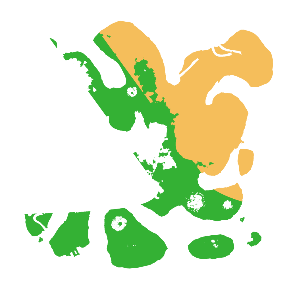 Biome Rust Map: Procedural Map, Size: 3000, Seed: 372507