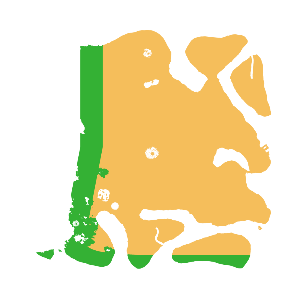 Biome Rust Map: Procedural Map, Size: 3500, Seed: 12309