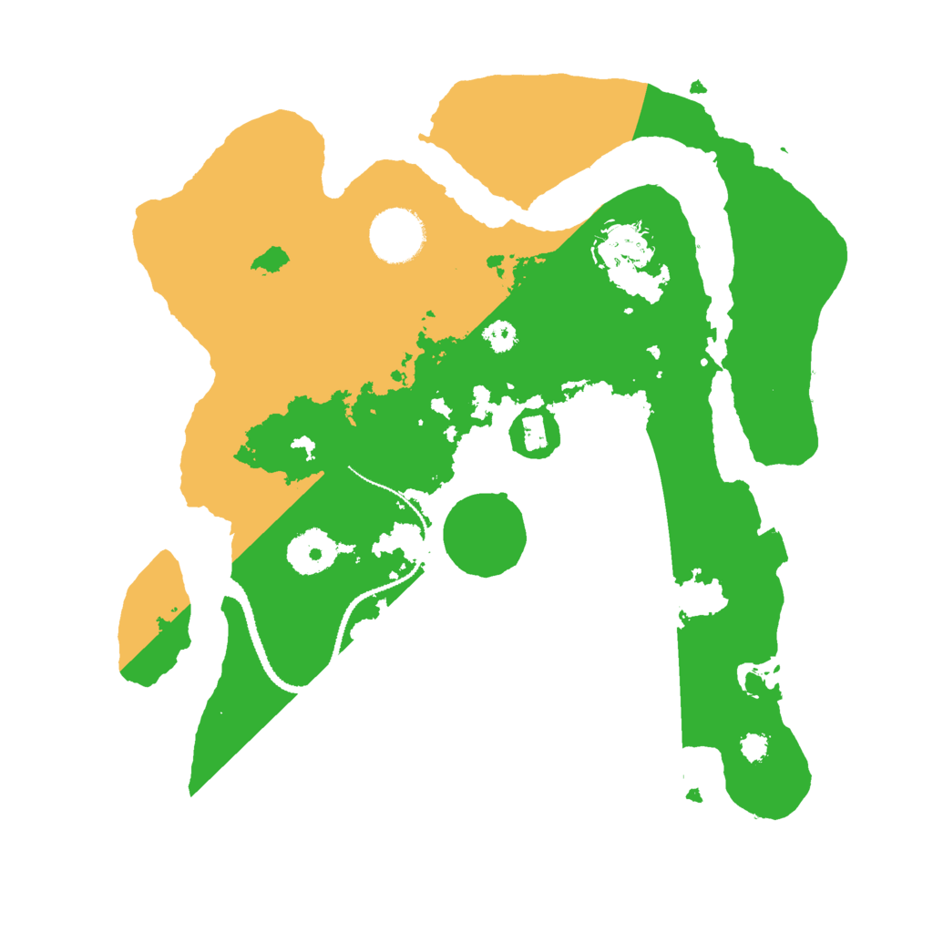 Biome Rust Map: Procedural Map, Size: 3000, Seed: 982246