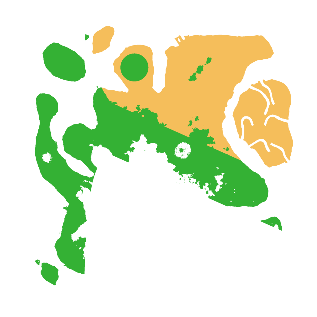 Biome Rust Map: Procedural Map, Size: 3000, Seed: 138739