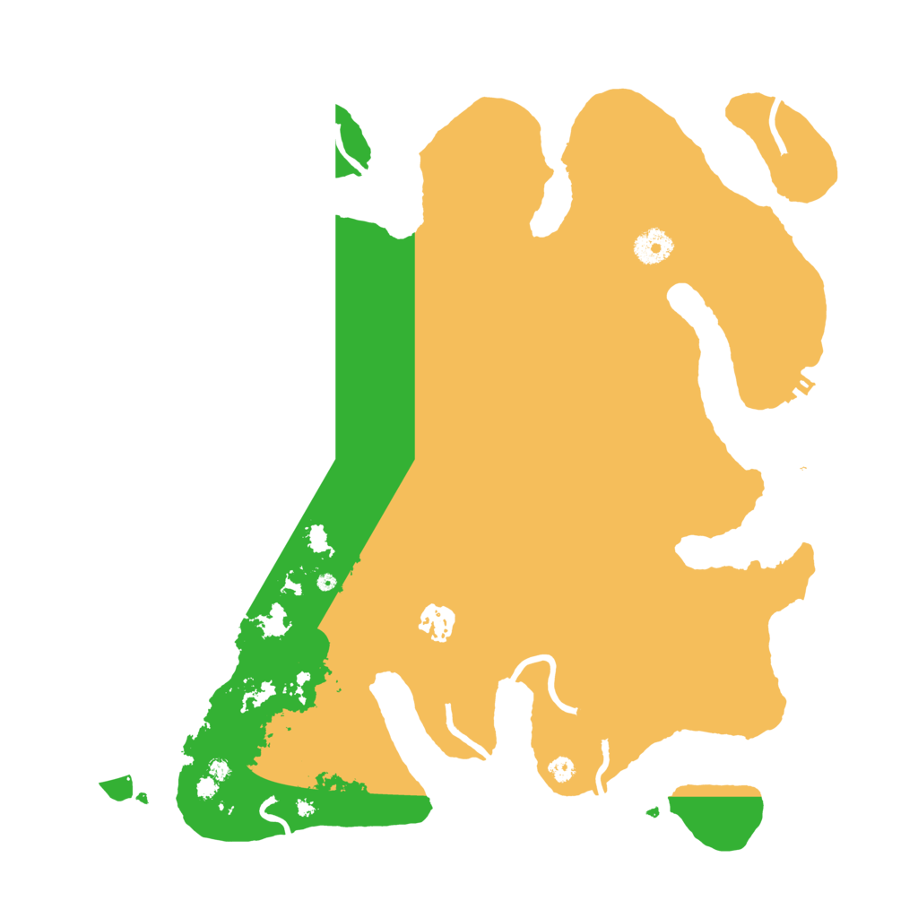 Biome Rust Map: Procedural Map, Size: 3800, Seed: 1976574907