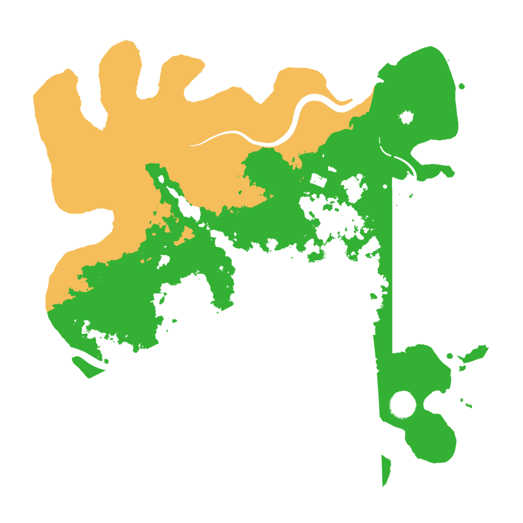 Biome Rust Map: Procedural Map, Size: 3500, Seed: 688719983