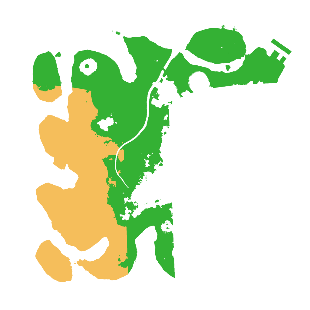 Biome Rust Map: Procedural Map, Size: 2800, Seed: 67615